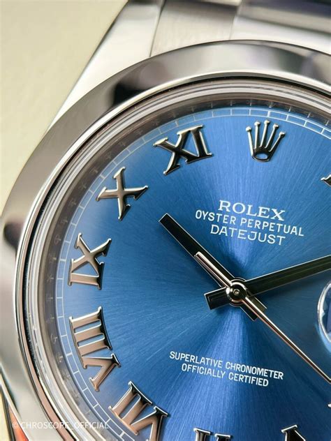 azure blue rolex